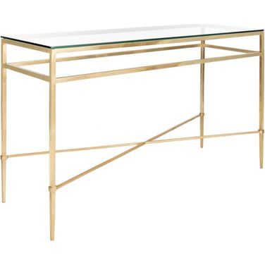 Baumgarten Console Table In Gold