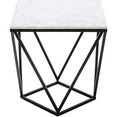 Baxter End Table In Black and White