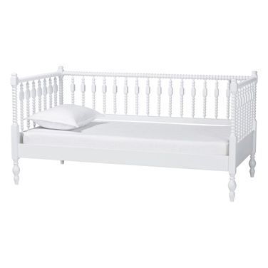 Baxton Studio Callison Spindle Twin Daybed In White