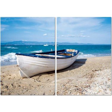 Baxton Studio Leisurely Afternoon Mounted Photography Print Diptych