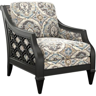 Featured Upholstery Bay Club Chair In Black