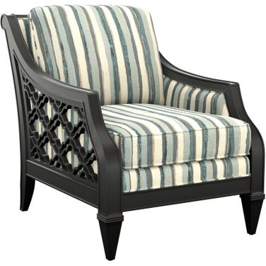 Featured Upholstery Bay Club Chair In Black
