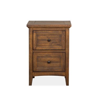 Bay Creek Small Drawer Nightstand In Toasted Nutmeg