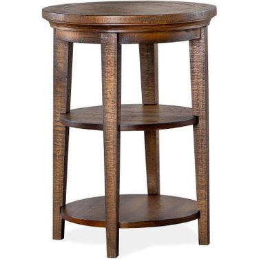 Bay Creek Toasted Nutmeg Round Accent Table
