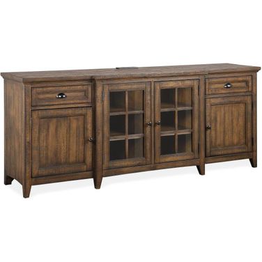 Bay Creek Toasted Nutmeg Wood 80 Inch Console