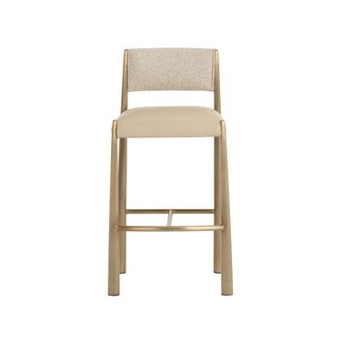 Bayard Barstool In Napa Beige and Santa Cruz Oatmeal