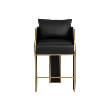 Baz Counter Stool In Napa Black