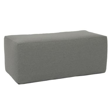 Bazaar 24" x 48" Rectangle Coffee Table and Ottoman in Heritage Granite