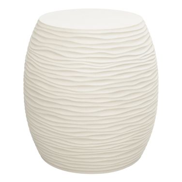 Bazaar Dune End Table in Travertino