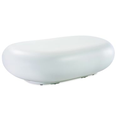 Bazaar Pebble Coffee Table - Bone in Bone White