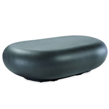 Bazaar Pebble Coffee Table - Gray in Dark Gray