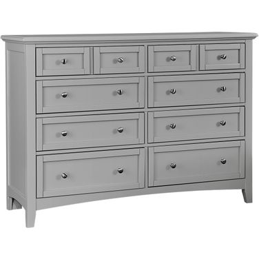 Bonanza Gray 8 Drawer Triple Dresser