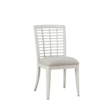 Beach Comber Side Chair Set of 2 In White