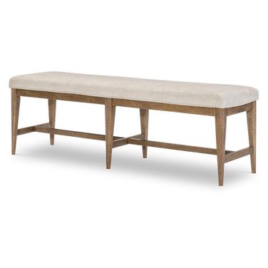 Beacon Hill Dining Bench In Dusted Barley