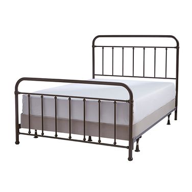 Beaconsfield Queen Bed with Frame In Oiled Bronze