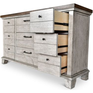 Bear Creek Nine Drawer Dresser