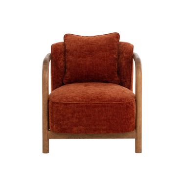 Beatrice Lounge Chair In Opera Spice
