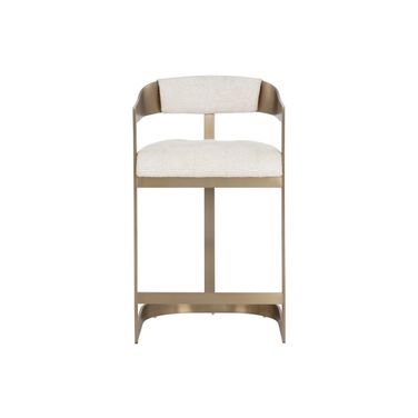 Beaumont Counter Stool In Rhea Light Barley