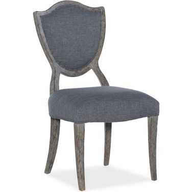 Beaumont Gray Shield Back Side Chair Set of 2