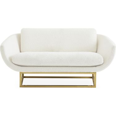 Beaumont Settee In Olympus Oatmeal