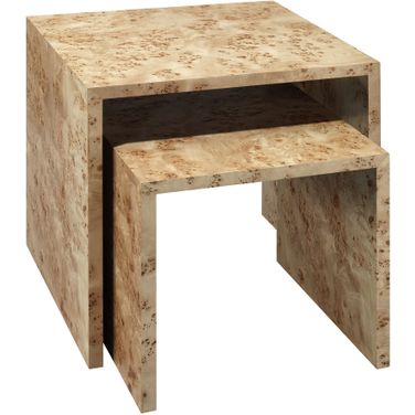 Bedford Wood Nesting Tables Set of 2 In Natural