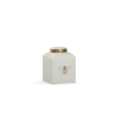 Bee Kind Ginger Jar - Frostworks In Gold and Green