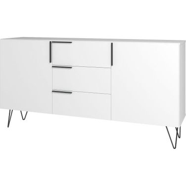Beekman 62.99 Sideboard With 4 Shelves In White