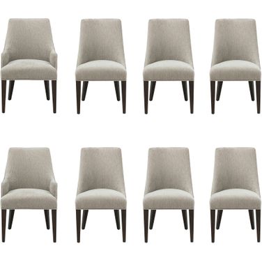 Beever 8-Piece Dining Chair and Arm Chair In Taupe