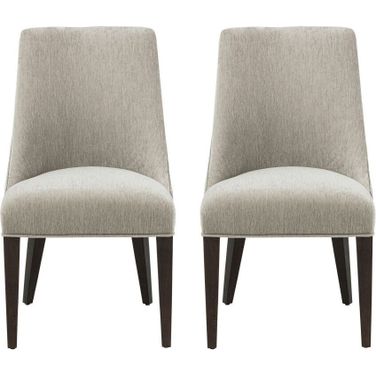 Beever Dining Chair Set of 2 In Taupe