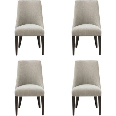 Beever Dining Chair Set of 4 In Taupe