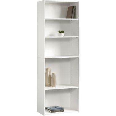 Beginnings 5-Shelf Bookcase In Soft White