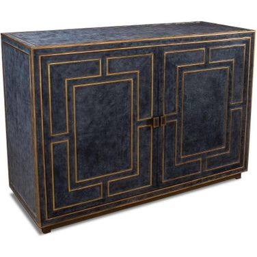 Bel Air Black Leather Buffet