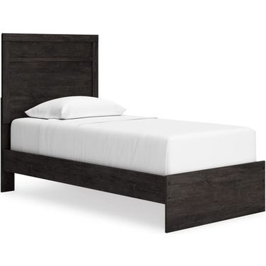 Belachime Twin Panel Bed In Black
