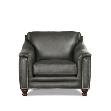 Belfast Leather Chair In Ash