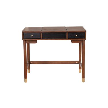 Belham Bedroom Vanity In Black and Dark Walnut