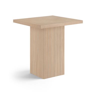Belinda Oak Veneer and Solid Wood Counter Height Table In Natural