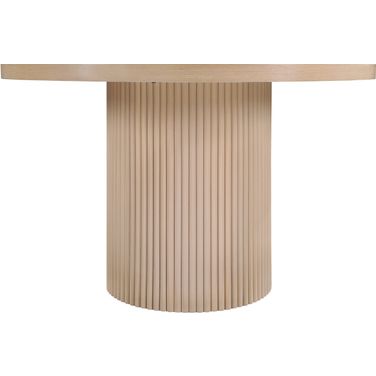 Belinda Oak Veneer Dining Table In Natural and Oak