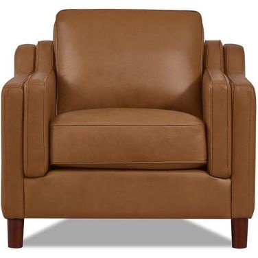 Bella Leather Chair In Cognac