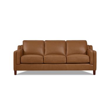 Bella Leather Sofa In Cognac