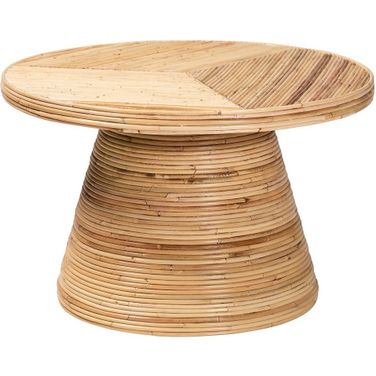 Bella Rattan and Wood Coffee Table In Natural