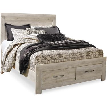 Bellaby White Queen Storage Panel Bed