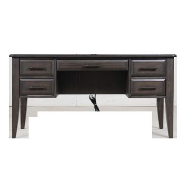Bellamy Lane 5 Drawer Desk In Mahogany