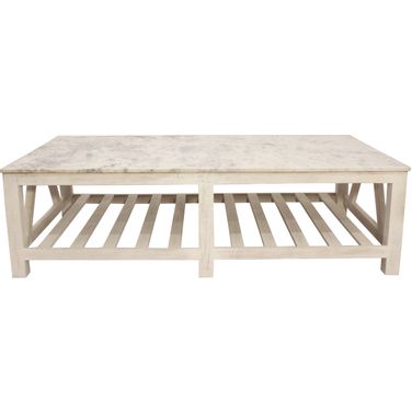 Bellamy Marble Cocktail Table In Sur Tone