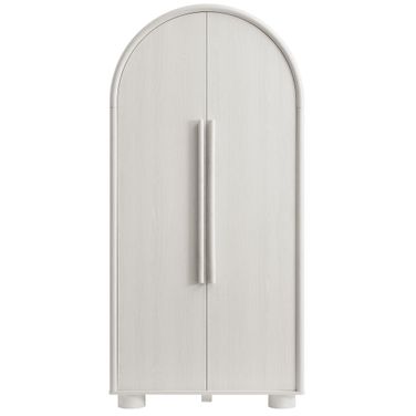 Bellamy Tall Arched Storage Cabinet In Ash