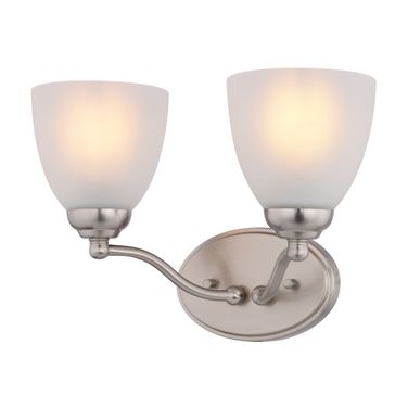 Bellwood 13.5 Inch 2 Light Vanity In Satin Nickel