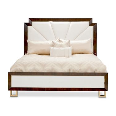 Belmont Place California King Upholstered Bed In Espresso