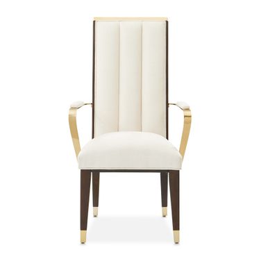 Belmont Place Dining Arm Chair Set of 2 In Espresso