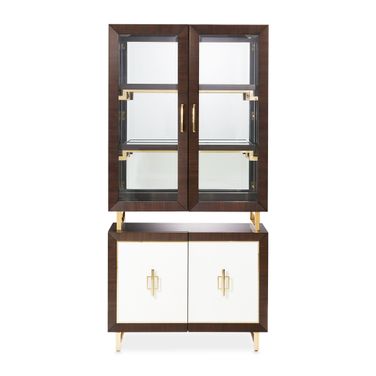 Belmont Place Display Cabinet In Espresso