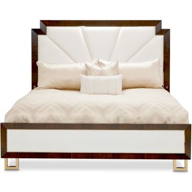 Belmont Place East King Upholstered Bed In Espresso