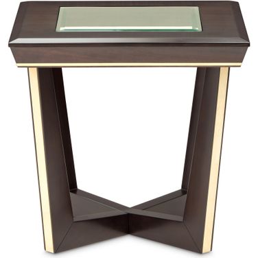 Belmont Place End Table In Espresso